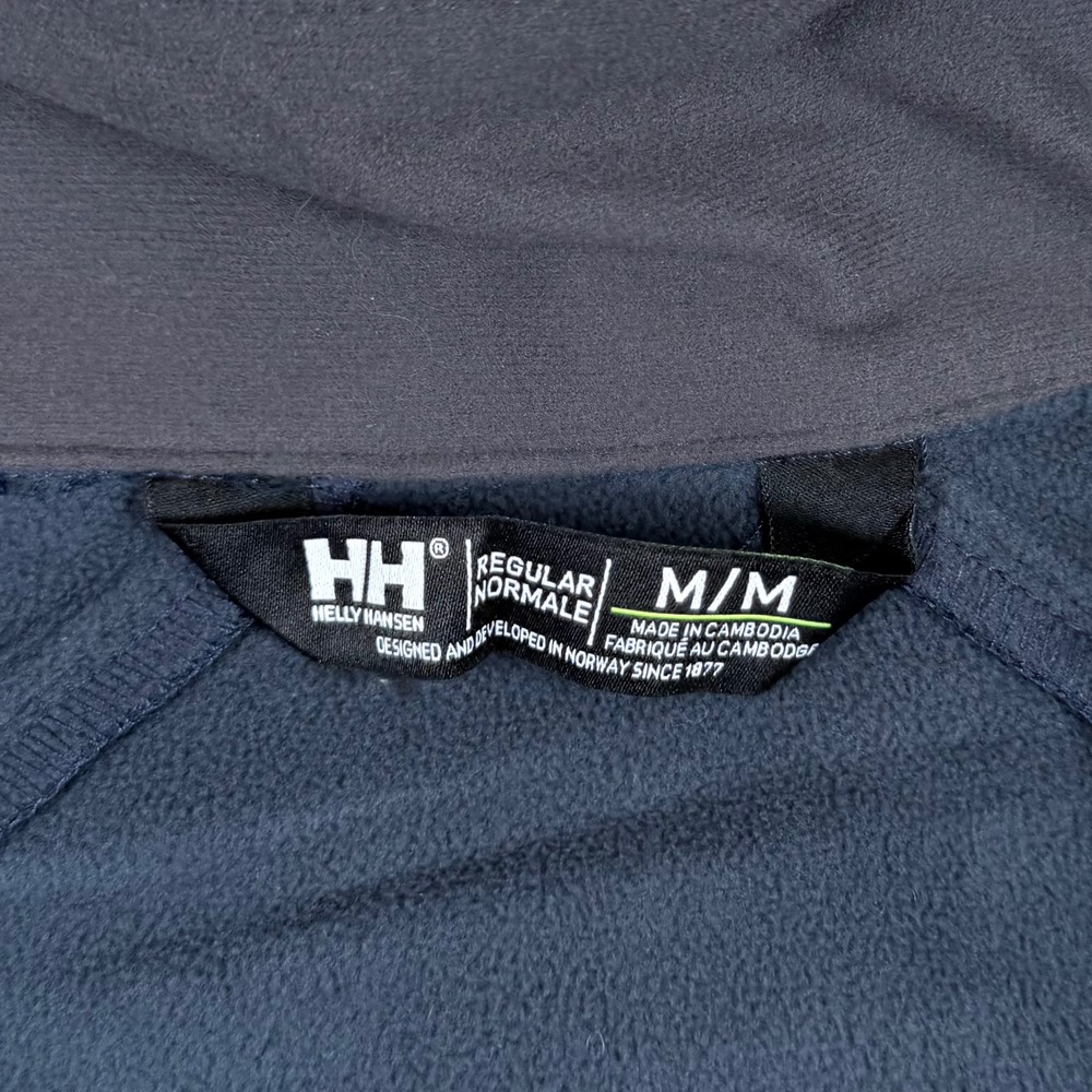 NEW Helly Hansen Womens Medium Paramount Softshell Jacket Blue Fleece Full Zip - Picture 6 of 9